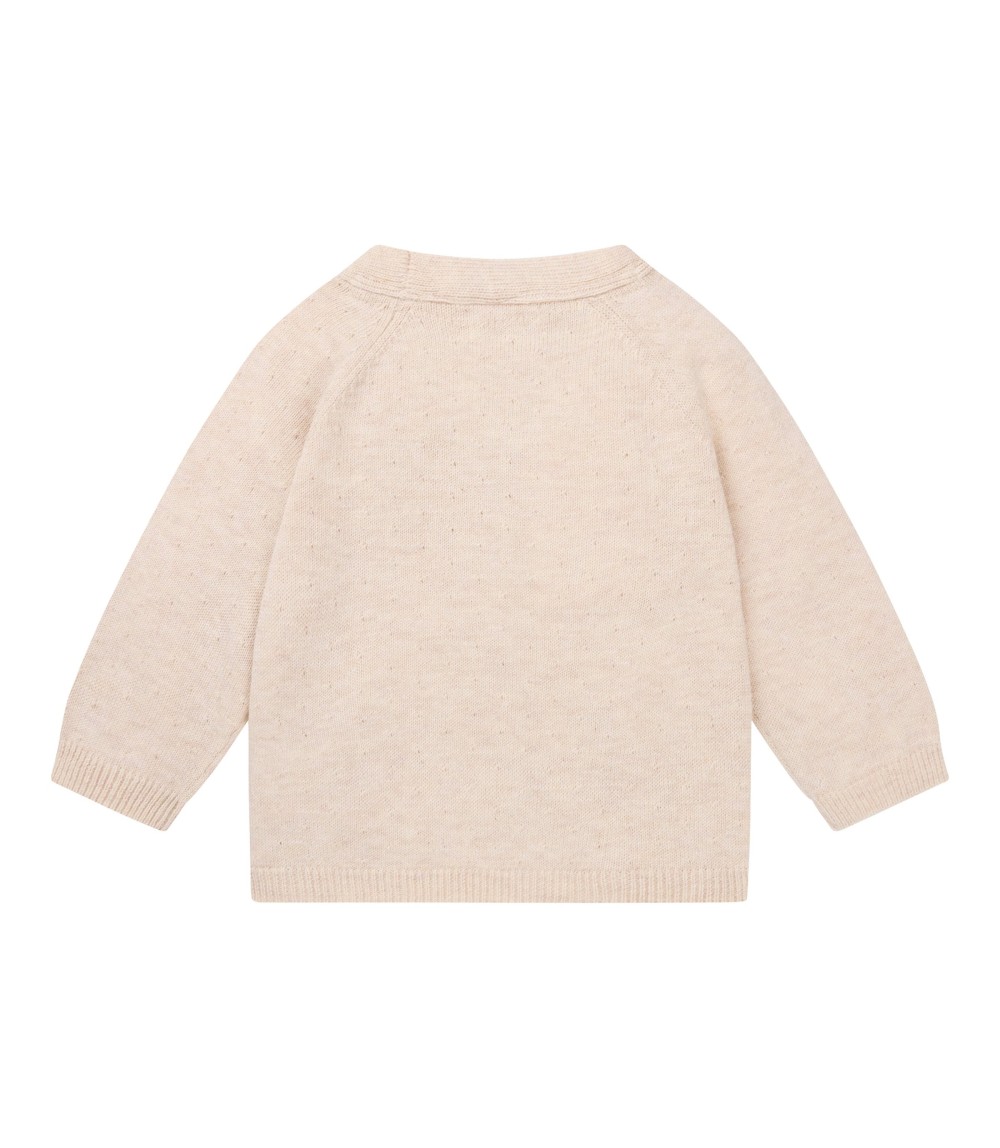 Wickel-Strickjacke Ajour