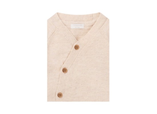 Wickel-Strickjacke Ajour