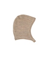 Woll-Erstlingsmütze Rippqualität Merinowolle