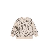 Sweatshirt Leoprint Rüschen
