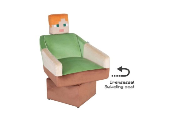 Drehsessel Alex, mit Arm und Kopfstütze MINECRAFT