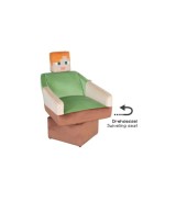 Drehsessel Alex, mit Arm und Kopfstütze MINECRAFT