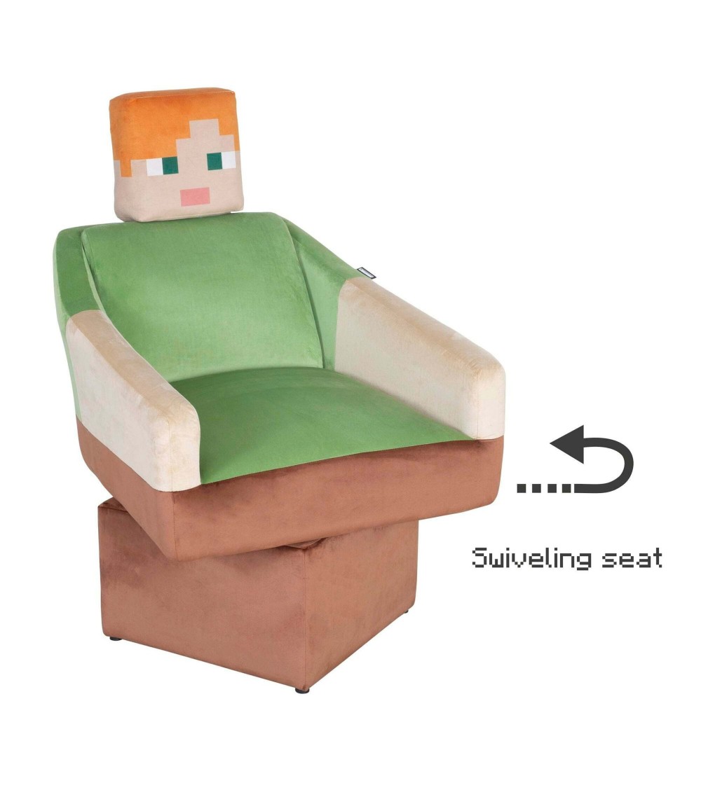 Drehsessel Alex, mit Arm und Kopfstütze MINECRAFT