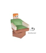 Drehsessel Alex, mit Arm und Kopfstütze MINECRAFT