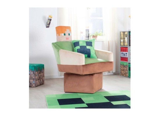 Drehsessel Alex, mit Arm und Kopfstütze MINECRAFT