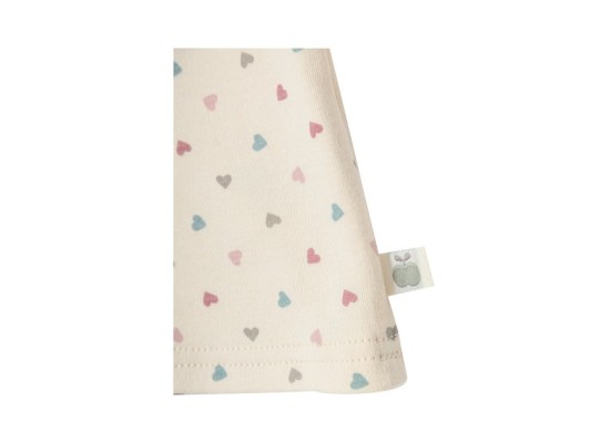 Shirt langarm Volant Herzen