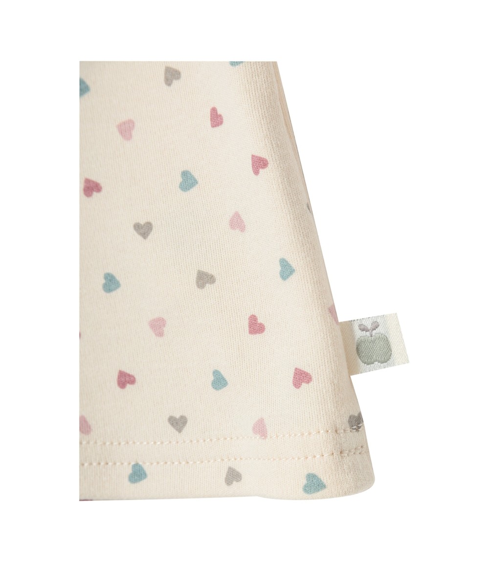 Shirt langarm Volant Herzen