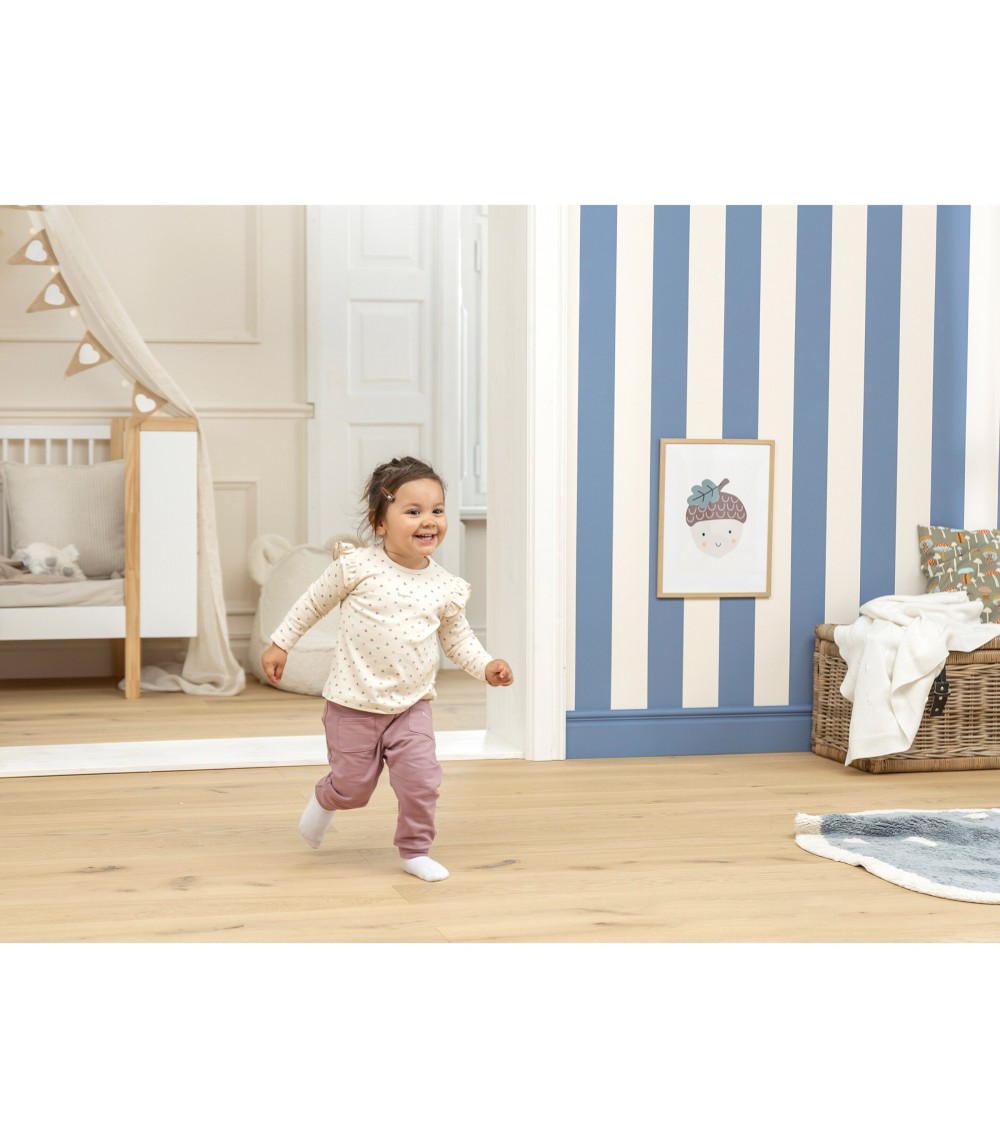 Shirt langarm Volant Herzen