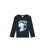 Shirt langarm Pailletten-Dino