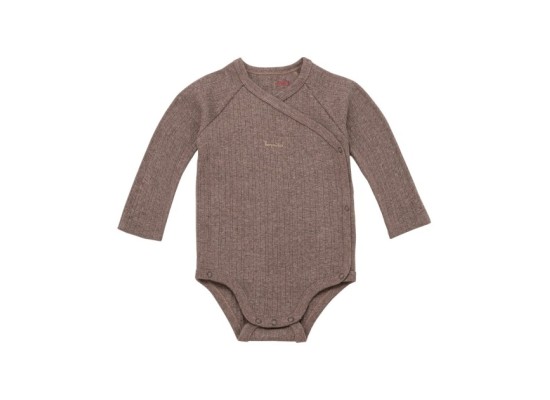 Wickelbody langarm Rippqualität