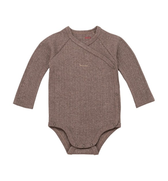 Wickelbody langarm Rippqualität