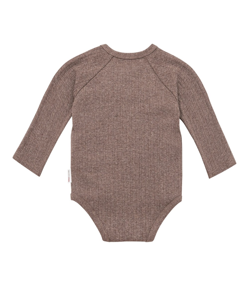 Wickelbody langarm Rippqualität