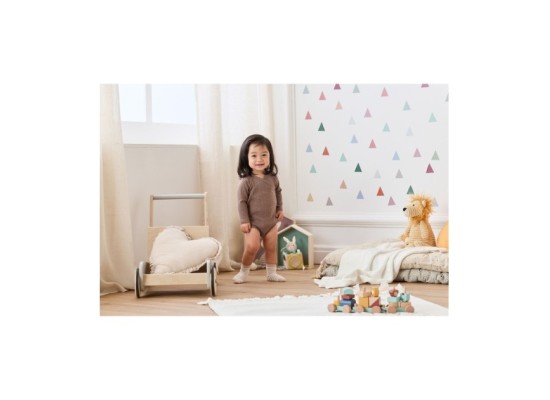 Wickelbody langarm Rippqualität