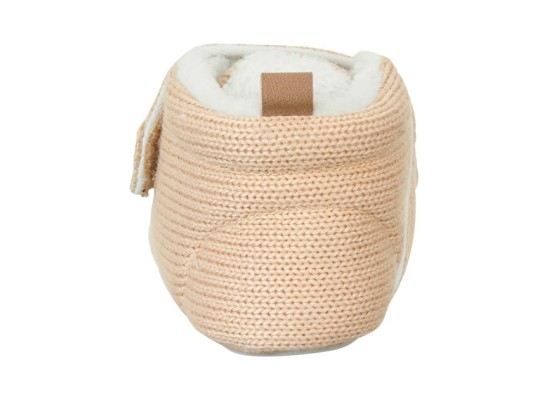 Strick-Krabbel- und Hausschuhe mit Klettverschluss