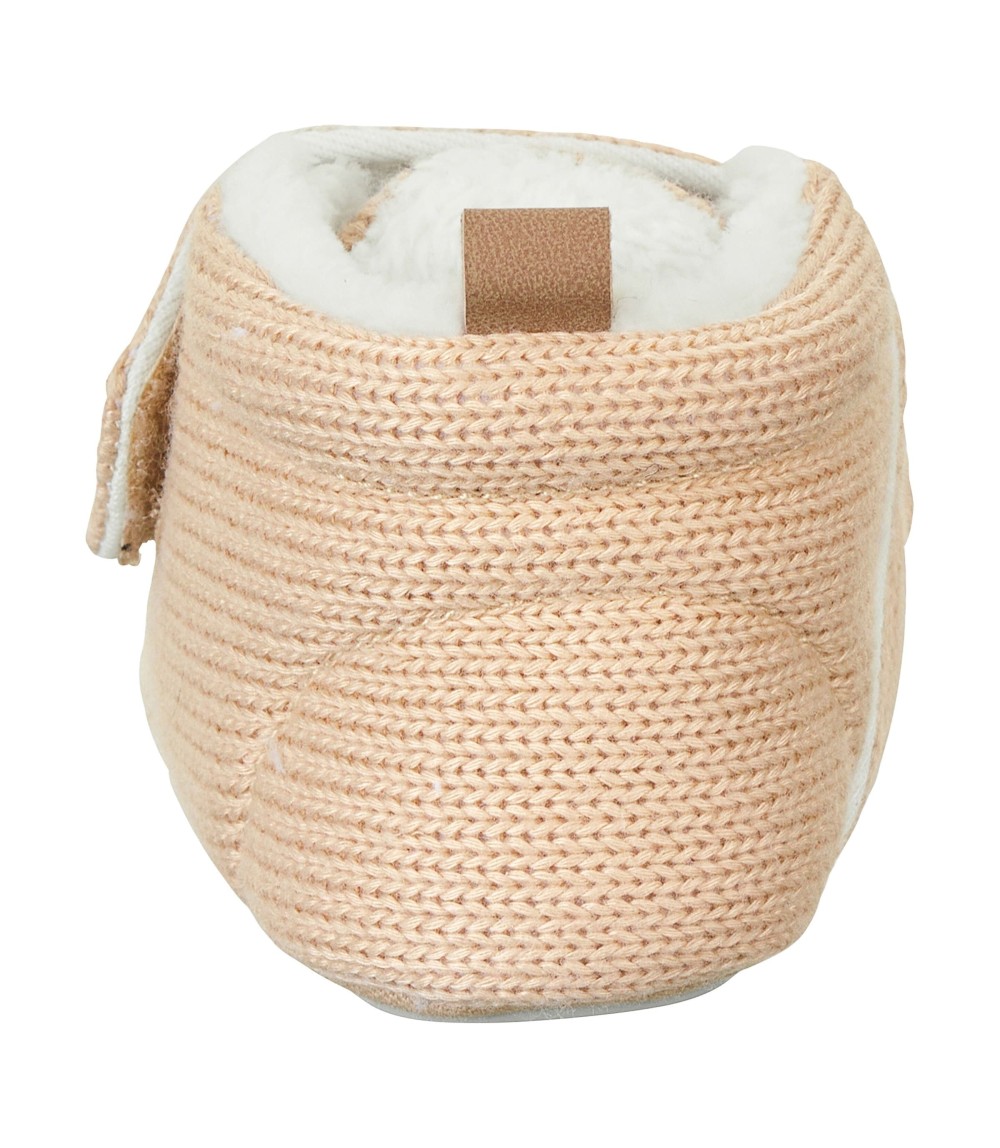 Strick-Krabbel- und Hausschuhe mit Klettverschluss