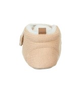 Strick-Krabbel- und Hausschuhe mit Klettverschluss