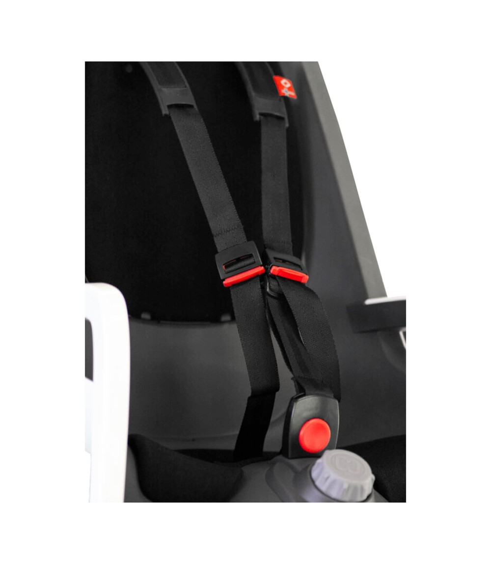 Kinderfahrradsitz Caress mit Adapter für Gepäckträgermontage