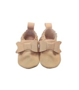 Kinderschuhe RecyStep Schleife beige