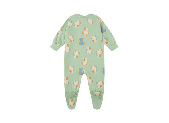 Schlafoverall mit Fuß Affen