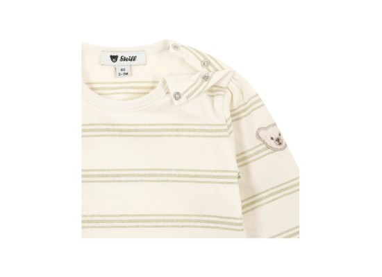 Shirt langarm Glitzer-Ringel