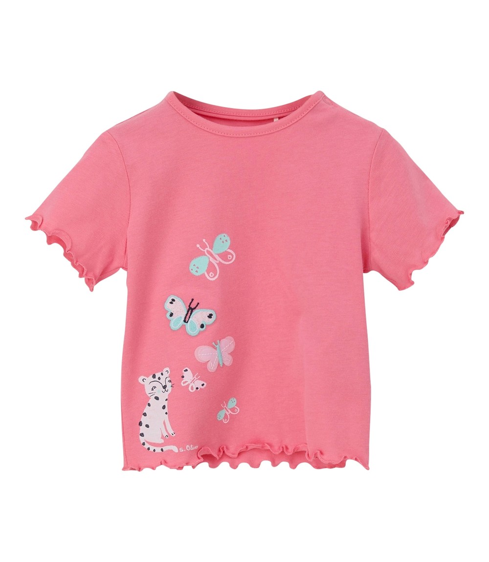 T-Shirt Leopard Schmetterlinge