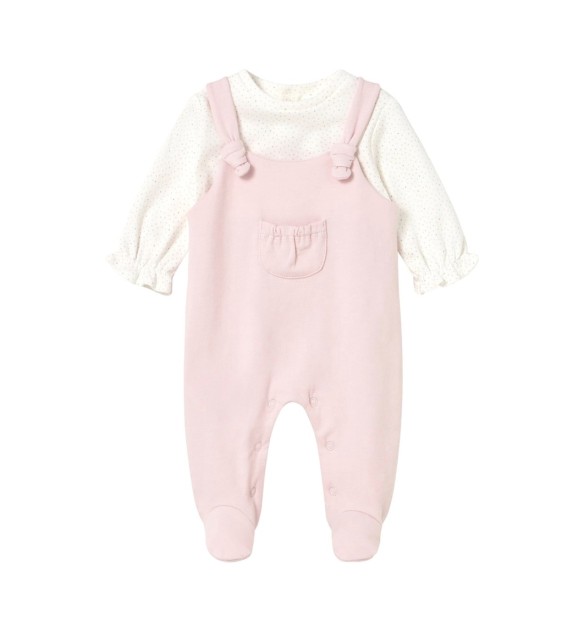 Overall 2in1 mit Fuß Punkte