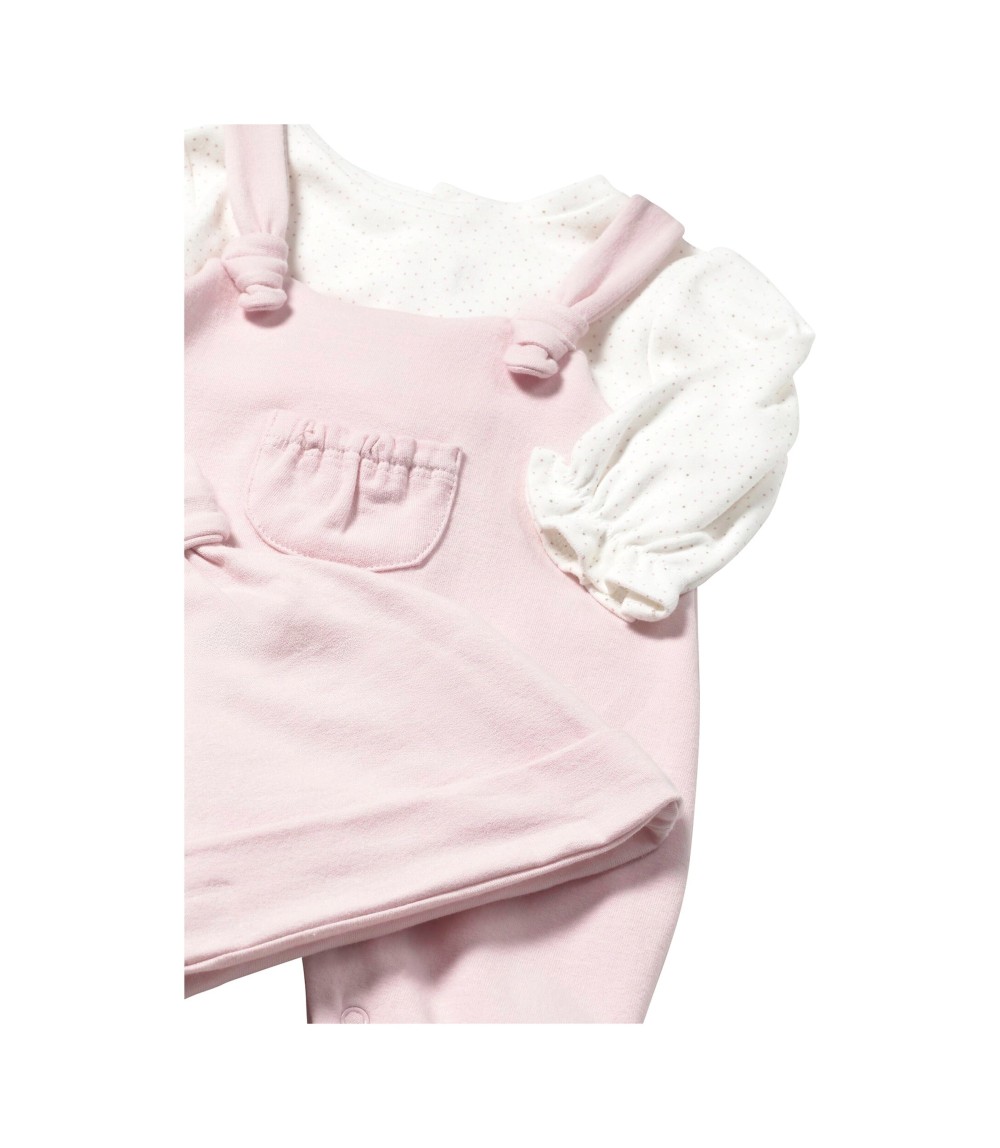 Overall 2in1 mit Fuß Punkte