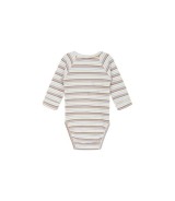 Wickelbody langarm Ringel Rippqualität