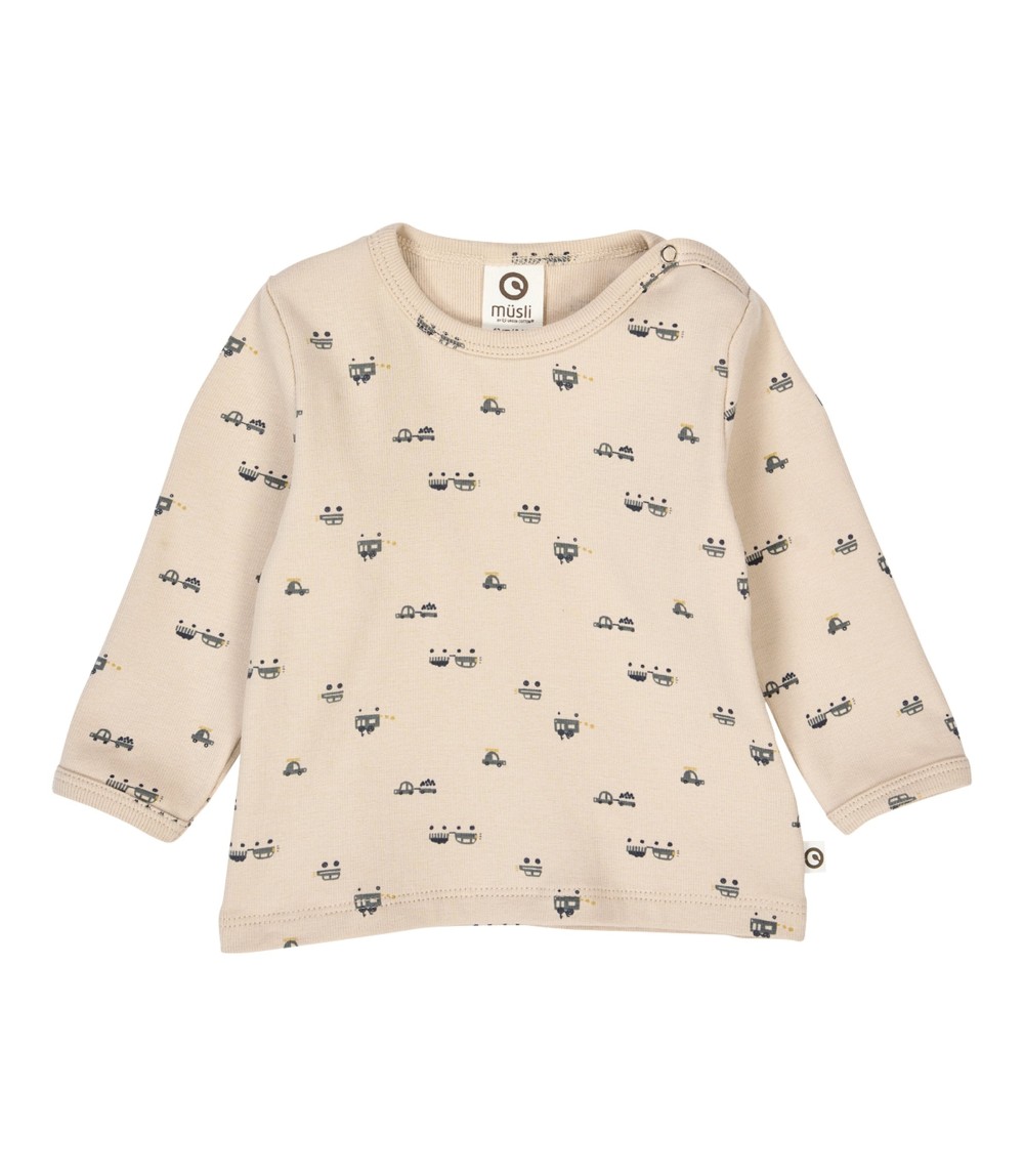 Shirt langarm Autos Rippqualität