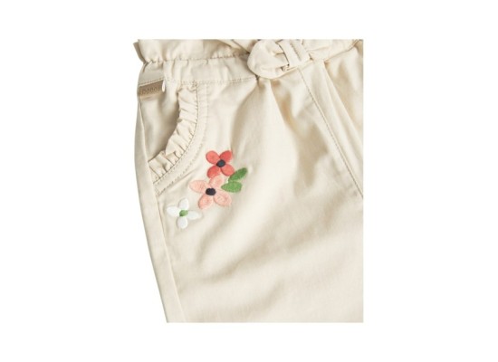 Hose Blumenstickerei