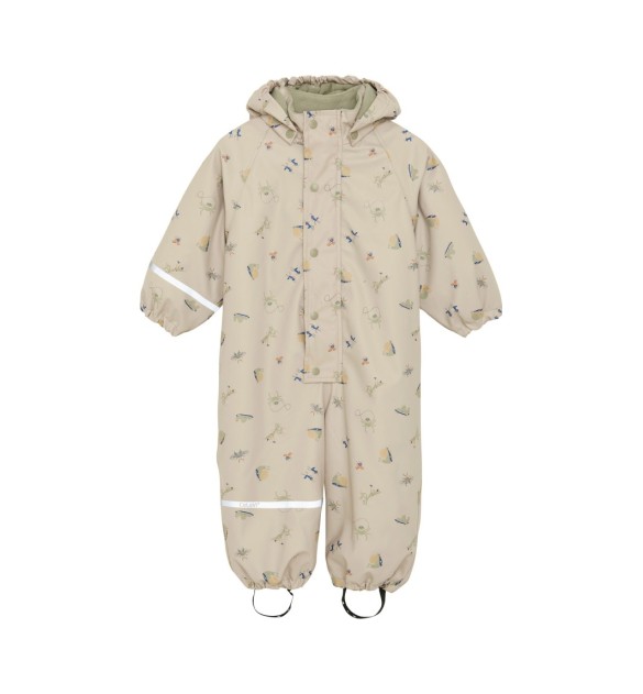 Regenanzug mit abnehmbarer Kapuze gefüttert Tiere