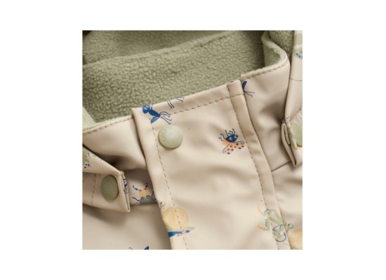 Regenanzug mit abnehmbarer Kapuze gefüttert Tiere