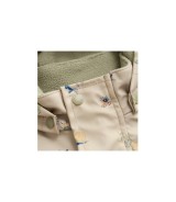 Regenanzug mit abnehmbarer Kapuze gefüttert Tiere