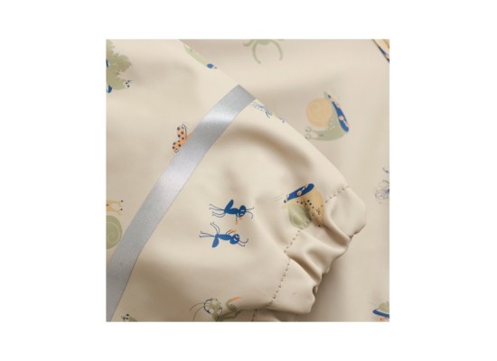 Regenanzug mit abnehmbarer Kapuze gefüttert Tiere