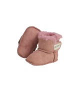 Lammfellschuhe mit Klettverschluss