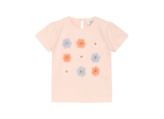 T-Shirt Tüll-Blumen