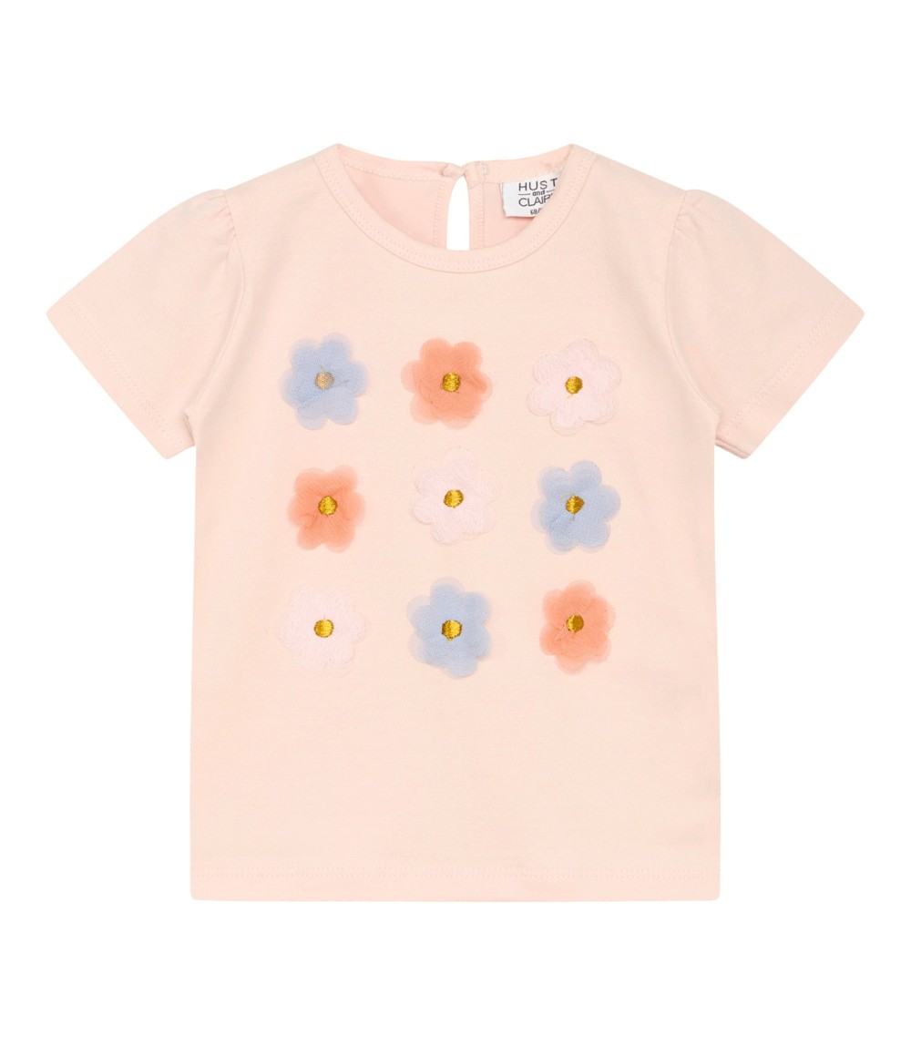 T-Shirt Tüll-Blumen