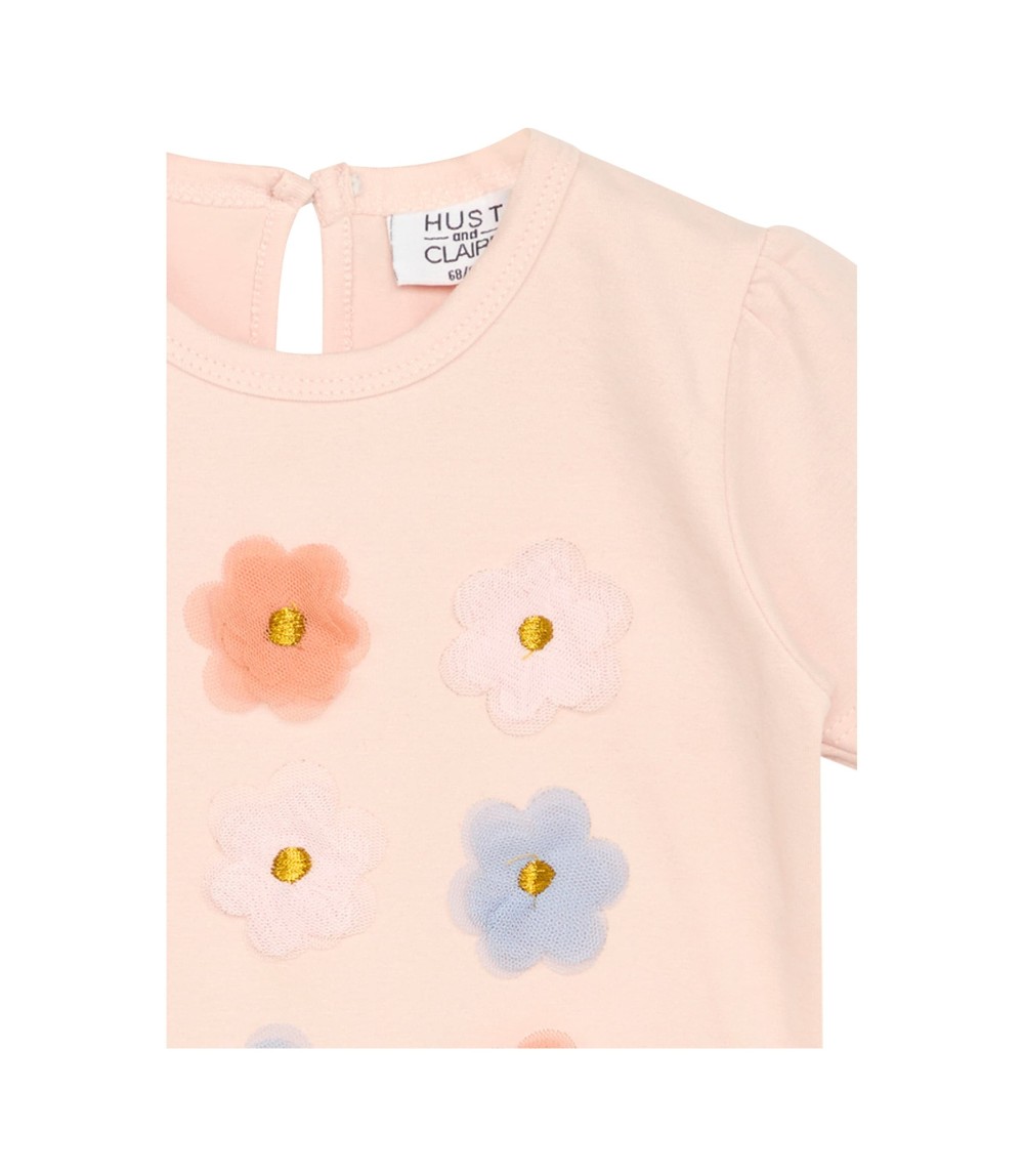T-Shirt Tüll-Blumen
