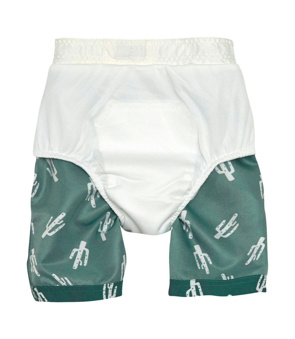 Badeshorts mit Windeleinsatz Kakteen