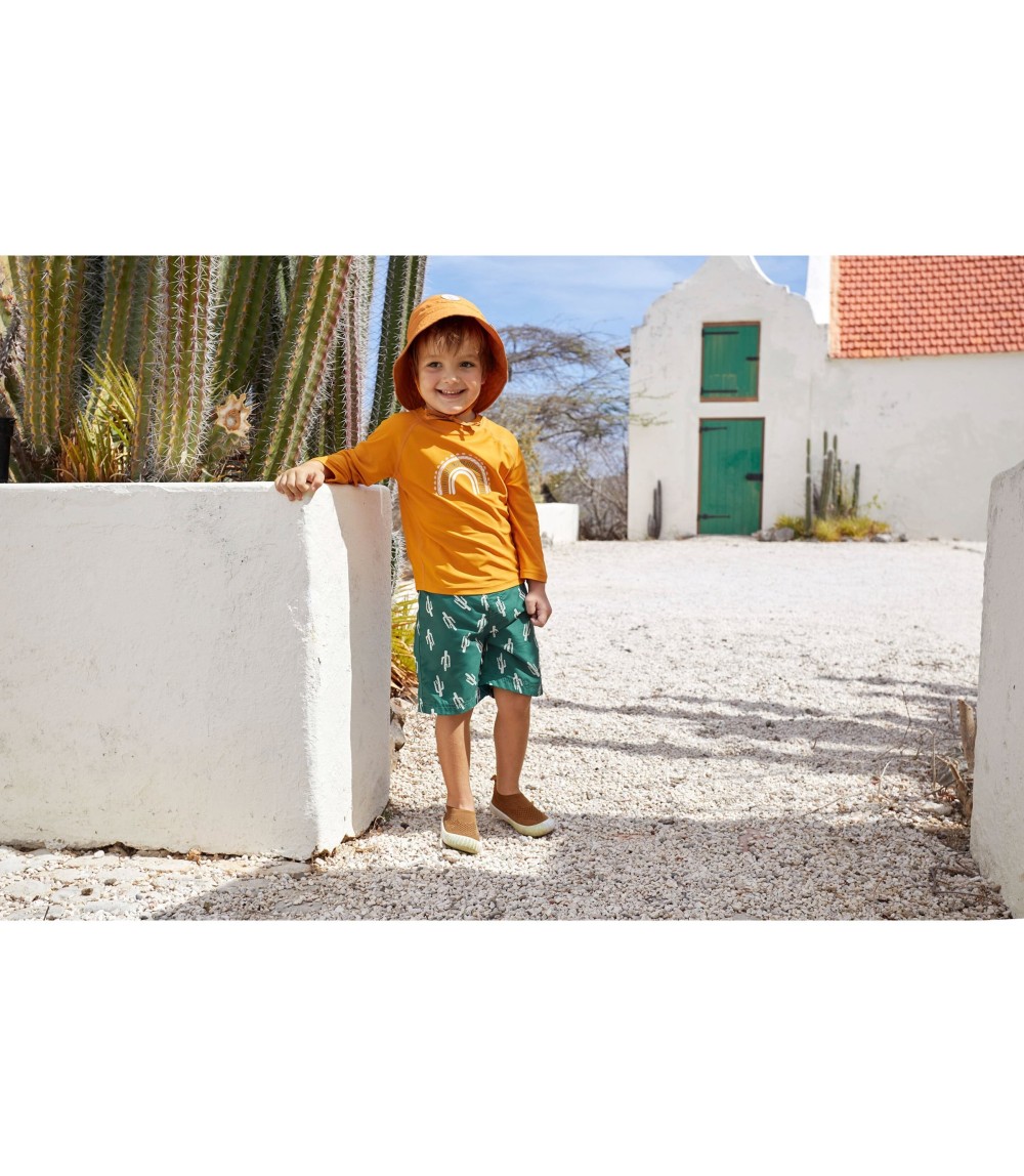 Badeshorts mit Windeleinsatz Kakteen