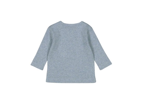 Shirt langarm Rippqualität