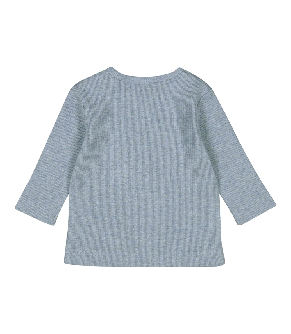 Shirt langarm Rippqualität