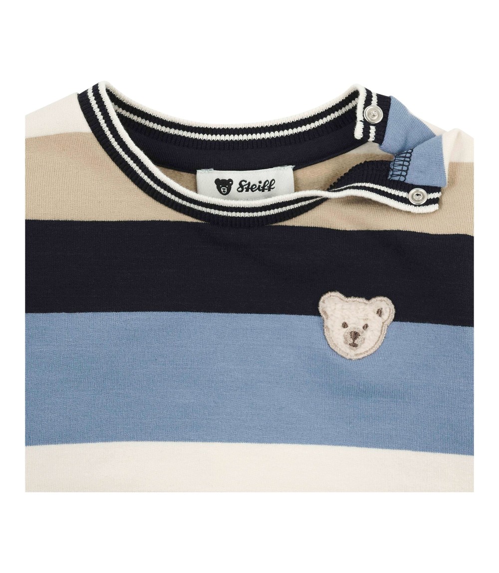 Sweatshirt Streifen Bär