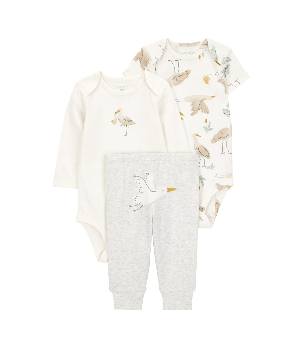 3-tlg. Set Body kurzarm