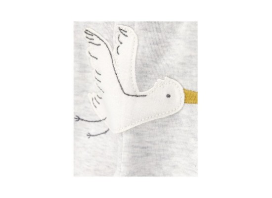 3-tlg. Set Body kurzarm, Body langarm und Jogginghose Gänse