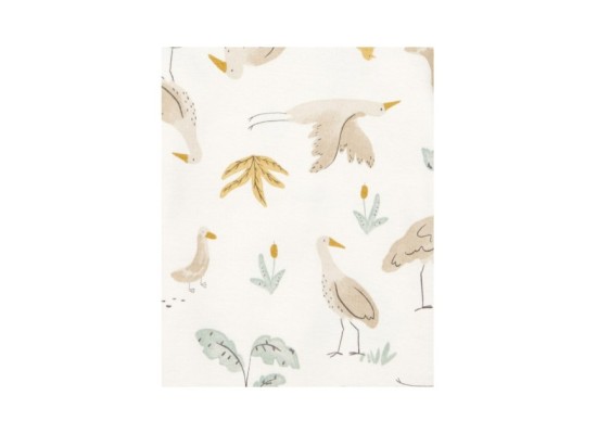 3-tlg. Set Body kurzarm, Body langarm und Jogginghose Gänse