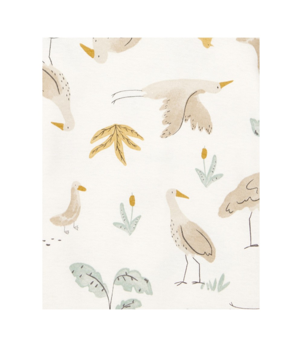 3-tlg. Set Body kurzarm, Body langarm und Jogginghose Gänse