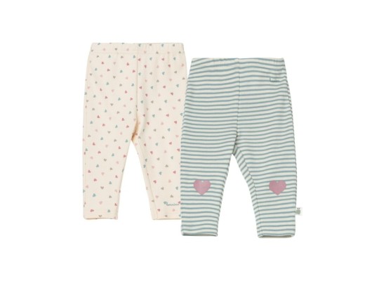 2er-Pack Leggings Herzen