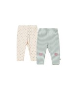 2er-Pack Leggings Herzen