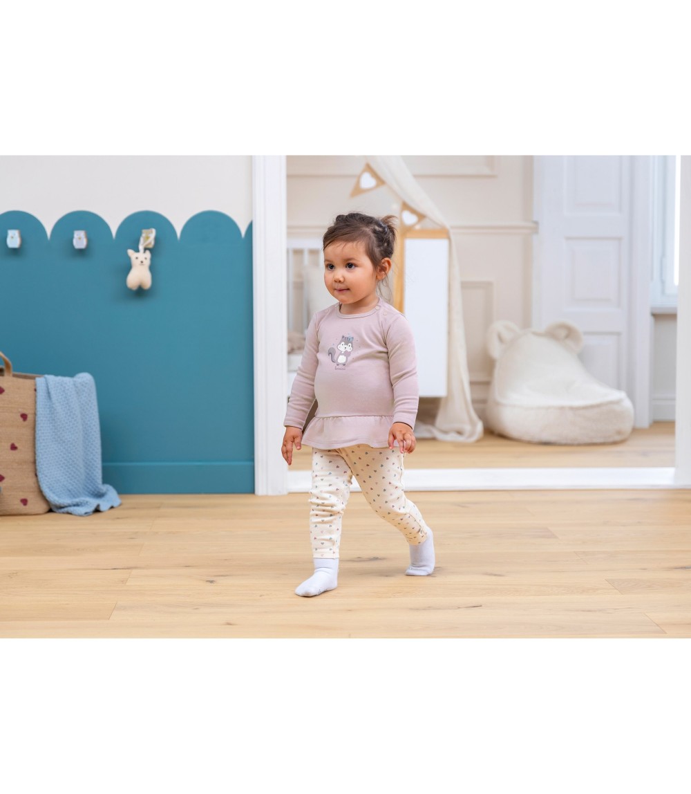 2er-Pack Leggings Herzen